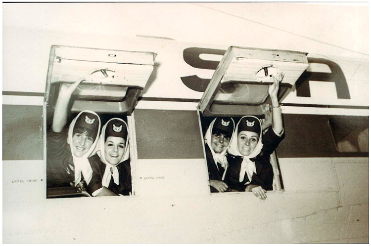 SATA first Flight Attendants